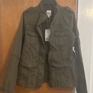 Kensie Khaki Utility Jacket